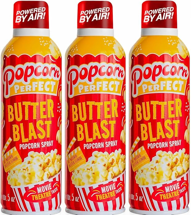 POPCORN PERFECT: Popcorn Butter spray for Microwave and Popcorn Maker, Popcorn toppings, Tastes l... | Amazon (US)