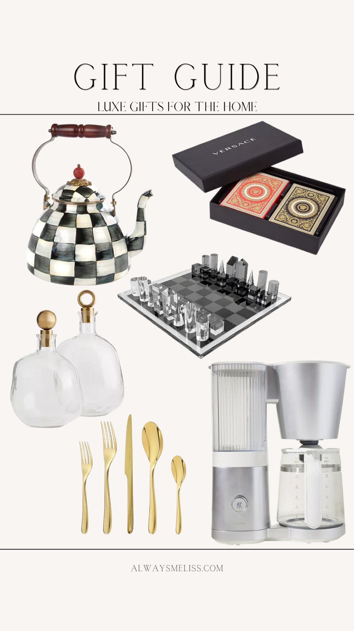 Luxe gifts for the home

Luxury home gifts, luxury gifts, splurge gifts, splurge holiday gifts, luxury holiday gifts

#LTKHoliday #LTKhome #LTKSeasonal