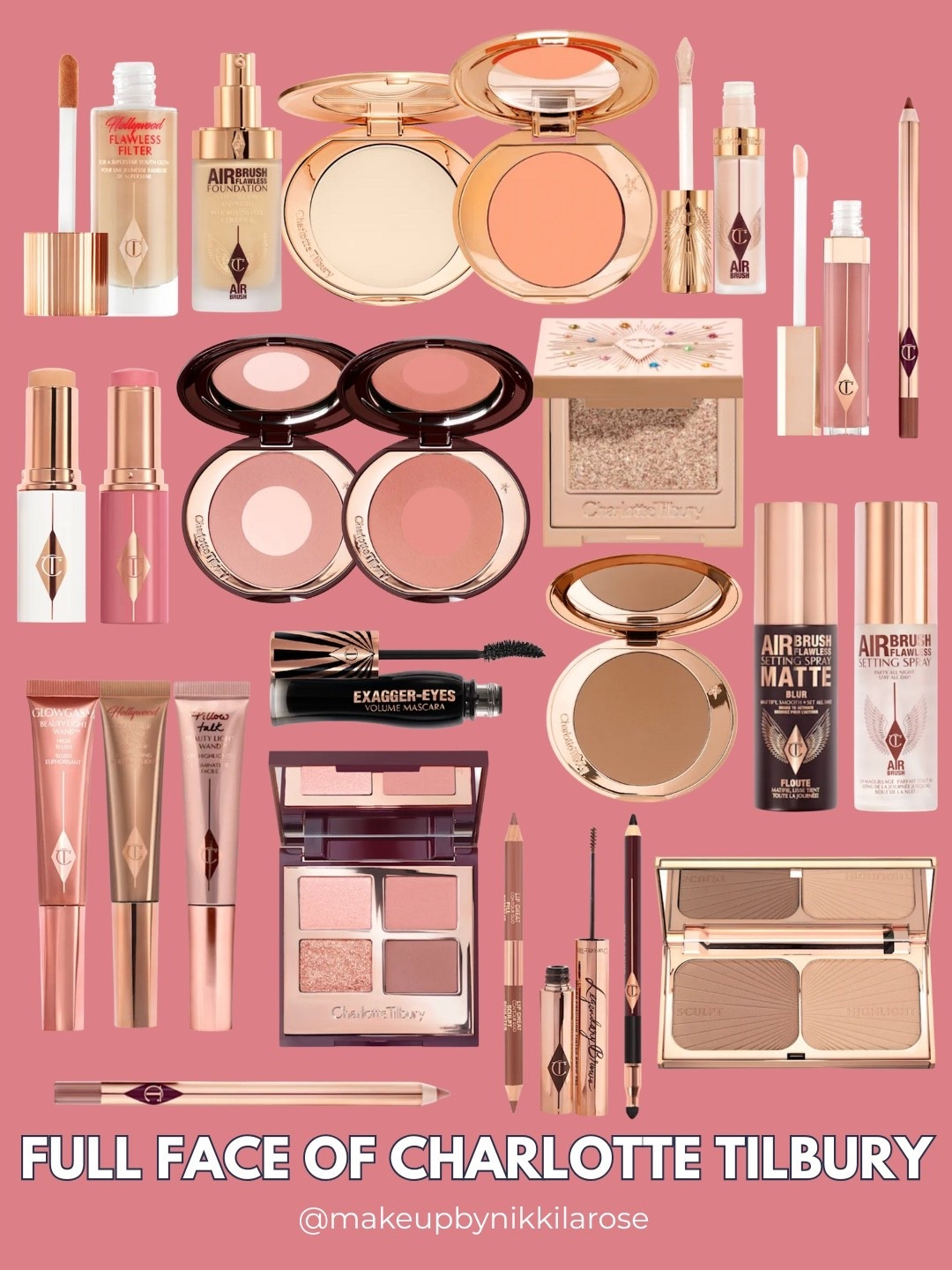 All the products I used for a Full Face of Charlotte Tilbury 💋

#LTKBeauty