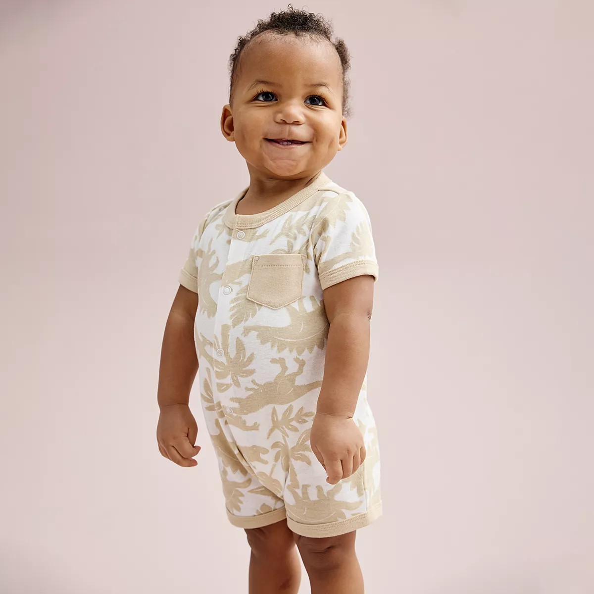 Baby Boy Carter's Dinosaur Snap-Up Cotton Romper | Kohl's
