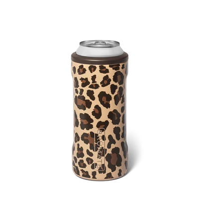 Hopsulator Slim | Leopard Latte | 12oz Slim Cans | Brumate