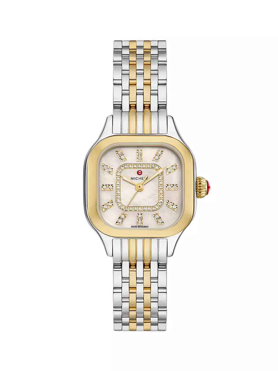 Meggie Two-Tone Stainless Steel & 0.25 TCW Diamond Bracelet Watch/29MM | Saks Fifth Avenue