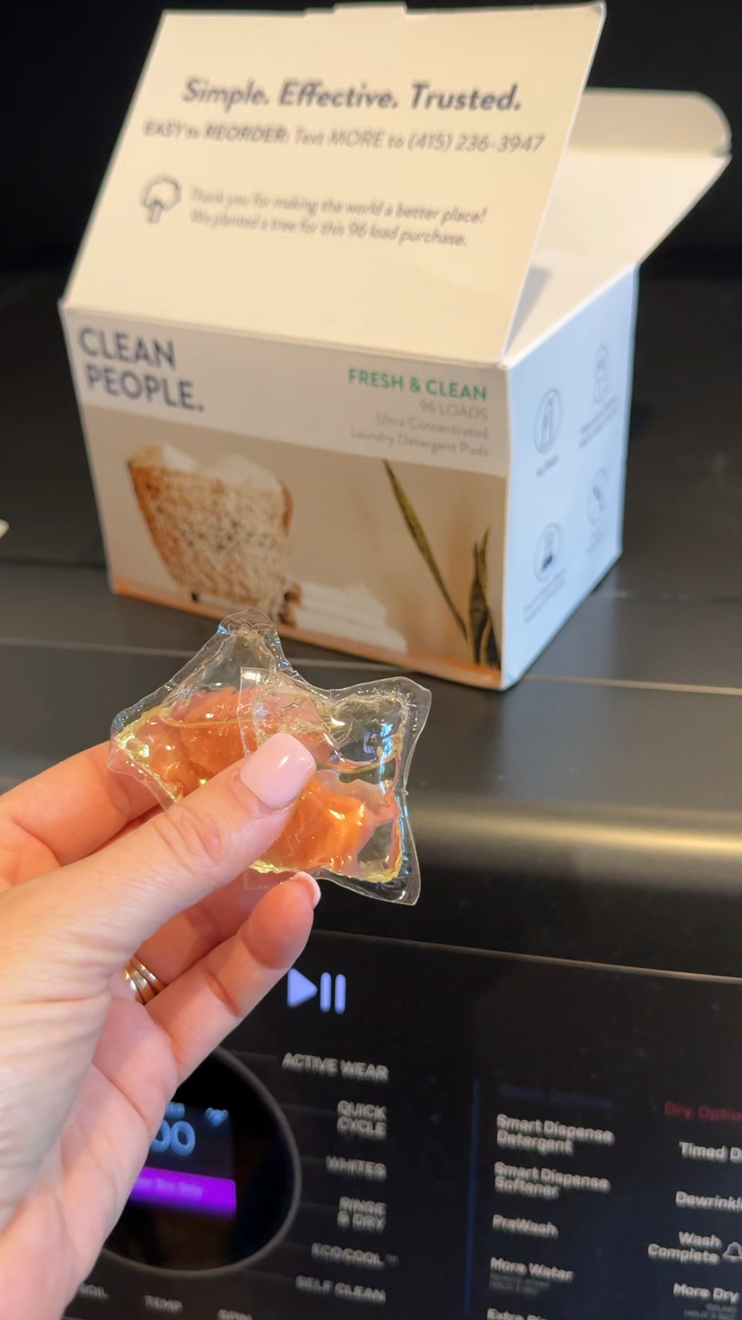 Clean laundry detergent, that actually works and smells great! All from Amazon!￼