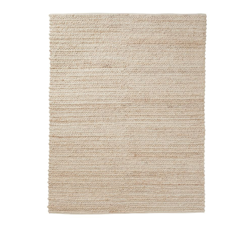 Chunky Braided Sweater Wool/Jute Rug | Pottery Barn (US)