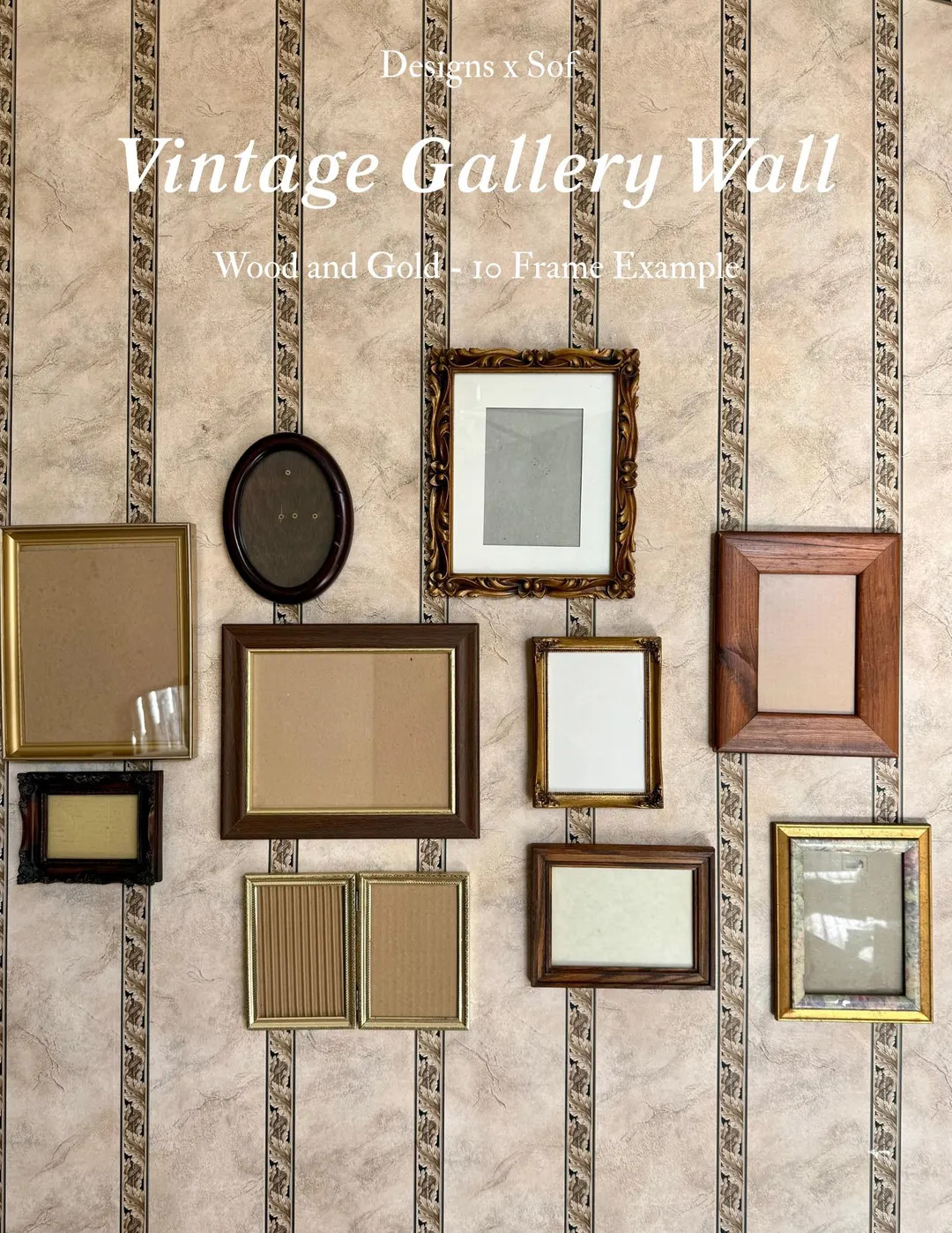 Vintage Gallery Wall Frames- Customizable, Ready to Hang, Made to Order - Etsy | Etsy (US)