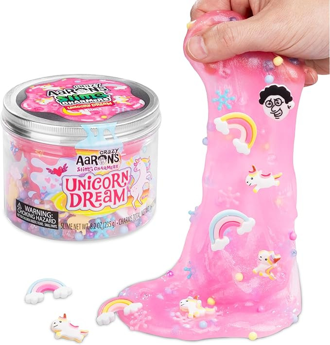 Crazy Aaron's Slime Charmers® - Unicorn Dream - Bright Pink Water Slime, Sensory Toys for Kids -... | Amazon (US)