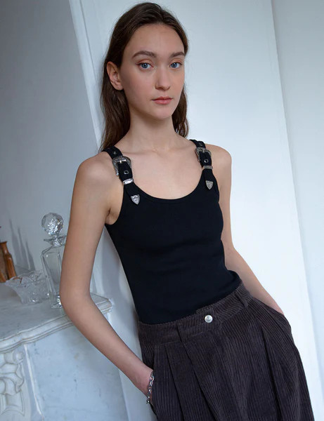 Owen Western Belt Tank-BESTSELLER | Pixie Market