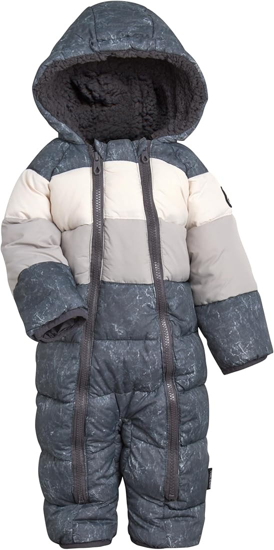Volcom Baby Boys’ Snowsuit – Hooded Fleece Lined Warm Winter Jumpsuit – Zip Snow Pram for N... | Amazon (US)
