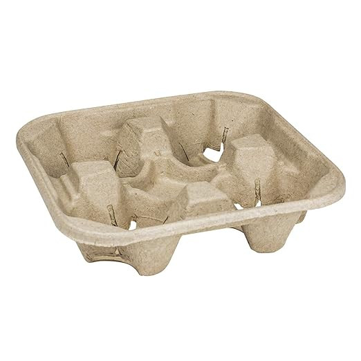 Karat C5000 4 Cups 8 oz. - 32 oz. Cup Holder (Case of 300) | Amazon (US)