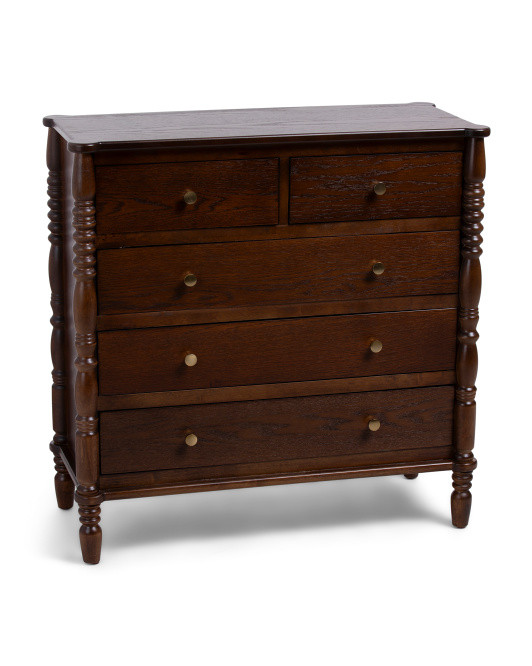 32x32 Spindle Dresser With 5 Drawers | Marshalls