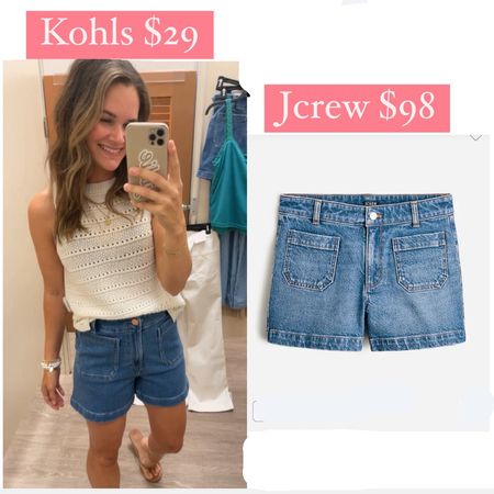  Loving these shorts from kohls they seem so high end. Great fit, details and on sale for $29 I went down to a 4 ✨ 
.
#kohls #kohlsfinds #denimshorts #summerstyle #womensshorts #denim #summeroutfit 

Follow my shop @julienfranks on the @shop.LTK app to shop this post and get my exclusive app-only content!

#liketkit 
@shop.ltk
https://liketk.it/4FxdO

#LTKStyleTip #LTKFindsUnder50 #LTKSaleAlert #LTKFindsUnder50 #LTKSaleAlert #LTKStyleTip