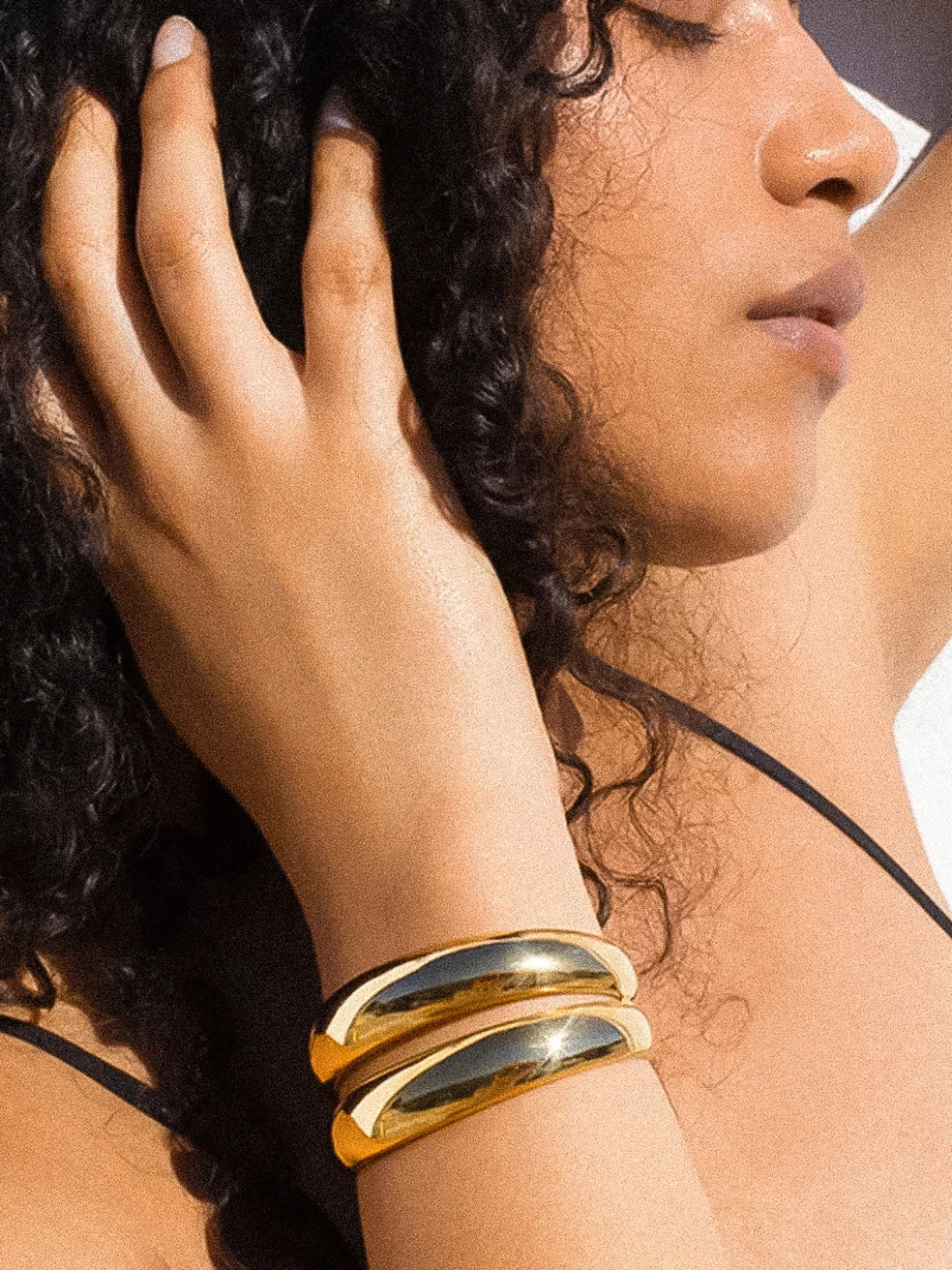 Ronan Layered Round Bangle | ish Boutique