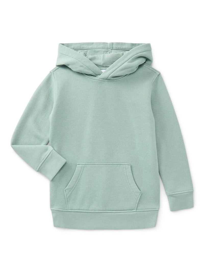 Wonder Nation Boys' Fleece Hoodie with Long Sleeves, Sizes 4-18 & Husky | Walmart (US)