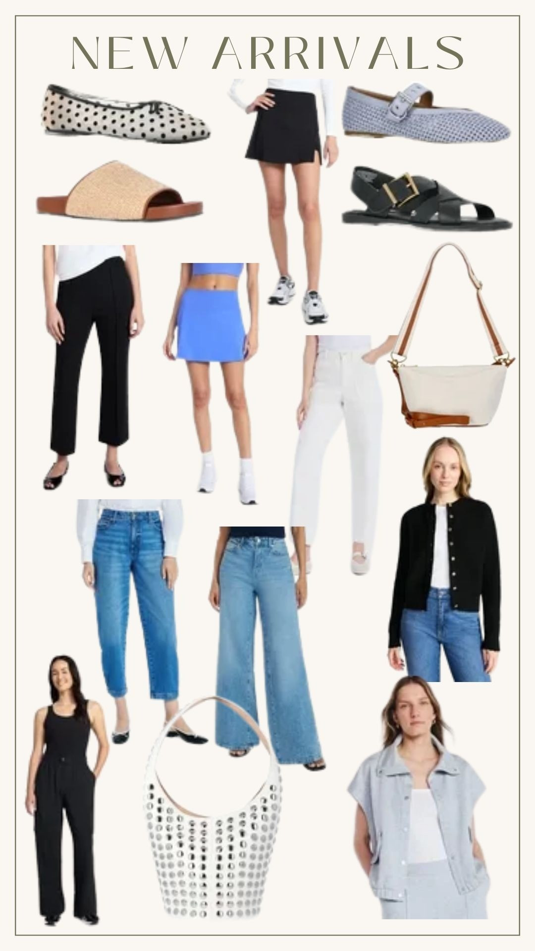 New arrivals for affordable fashionFashion finds, soft materials, scuba soft material, skorts, spring vibes, spring looks, spring 2026, purses, handbags, sandals, ballet flats, crop pants, jeans, skirts, vests, pullovers, casual looks, athleisure,  athletic, travel looks, deals, style tips, soft, comfy, lightweight, fitness, active, sports, Outdoors, spring break

#LTKActive #LTKootd #LTKWorkwear