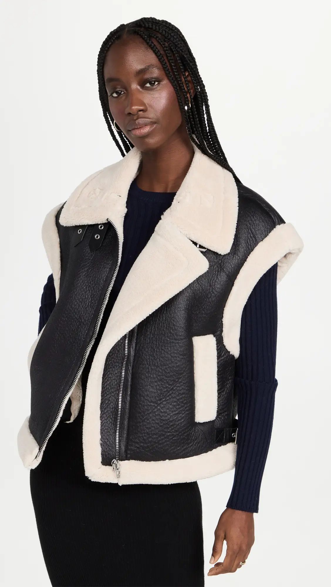 BLANKNYC Work It Faux Sherpa Vest | Shopbop | Shopbop