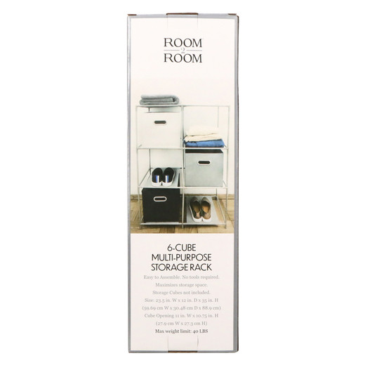 6-cube multipurpose storage rack 35in x 23.5in | Five Below