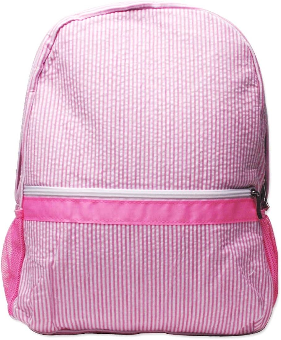 Toddler Backpack, Seersucker Preppy Backpack, Classic Cute Kids School Bookbag Preschool Kinderga... | Amazon (US)