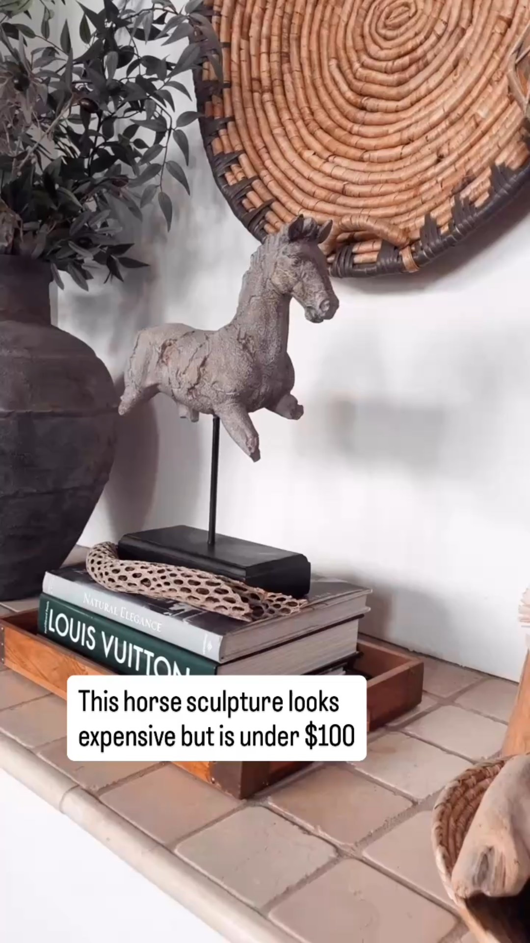 This horse sculpture looks expensive but is under $100! Perfect decor for a console table. 

#budget #home #decor #equestrianstyle #horse

#LTKSaleAlert #LTKHome