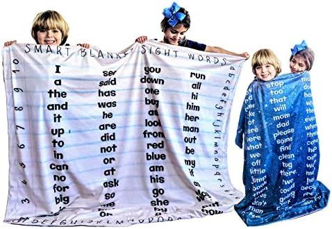 birdyboutique.com Sight Words Activity Educational Blanket Learn How to Read Sounds Early Reader ... | Amazon (US)