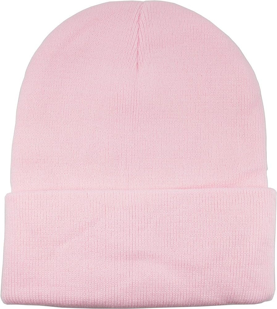 Gelante Men Women Warm Knit Cuffed Plain Beanie Hat Skull Cap. | Amazon (US)