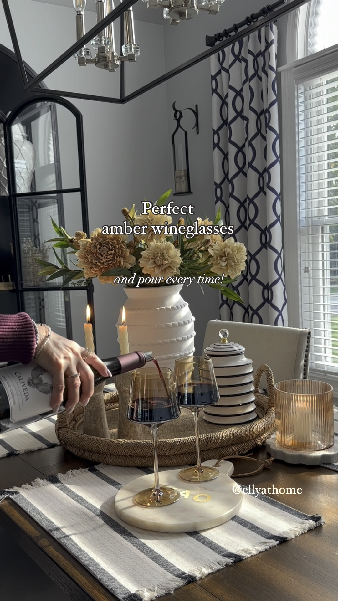 Beautiful amber glasses perfect for fall wines! Shop wine accessories, wine discs for easy pouring, bottle openers, Amber hurricane candleholders, beige marble candleholders, textured vase, fall florals, tray, curtain panels, display cabinet, scallop bowl, fall home decor accessories. Amazon home, Walmart, Crate & Barrel. Free shipping, Target. 

#LTKFindsUnder50 #LTKVideo #LTKHome