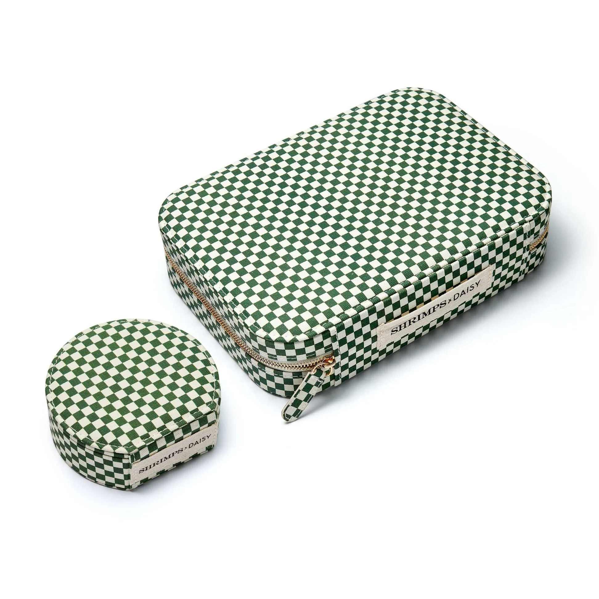 Shrimps Green Jewellery Case Set | Daisy London Jewellery