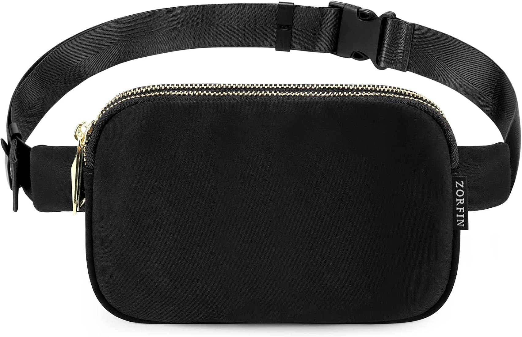 ZORFIN Fanny Packs for Women Men，Fashion Belt Bag with two main pockets, Crossbody bays for Travel W | Amazon (US)
