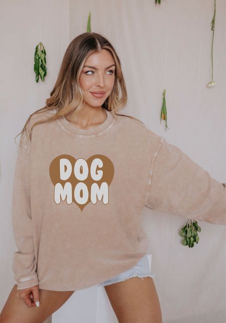 For anyone that has ever said that being a dog mom doesn't count, show them this corded sweatshirt! Some of us do, in fact, have pups we treat like people, so let us wear this one with pride! Meet you at the dog park! #dogmom

#LTKhome