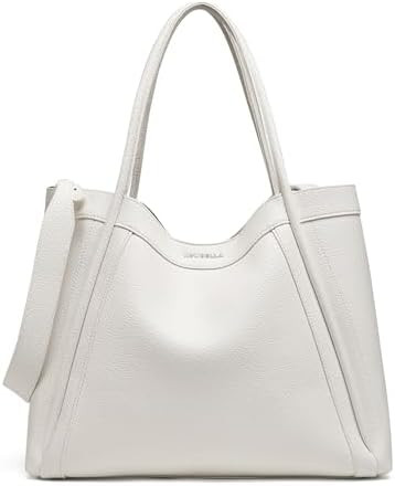 NEWBELLA Tote Bag for Women, Vegan Leather Crossbody Shoulder Bag, Top Handle Satchel Purse for W... | Amazon (US)