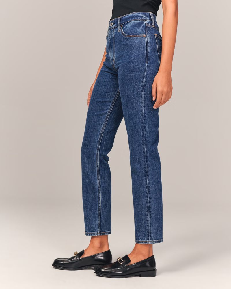 High Rise Mom Jean | Abercrombie & Fitch (US)