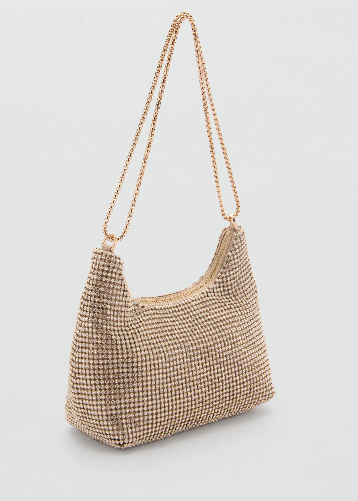 Double-handle crystal bag - Women | MANGO USA | Mango (US/MX/AU)