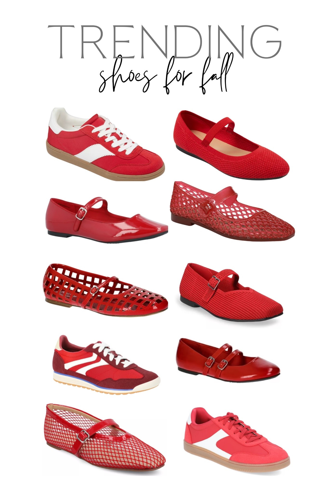 Red shoes for fall👠