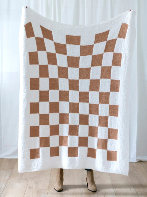 Shiraleah Tanner Reversible Throw, Tan | Shiraleah