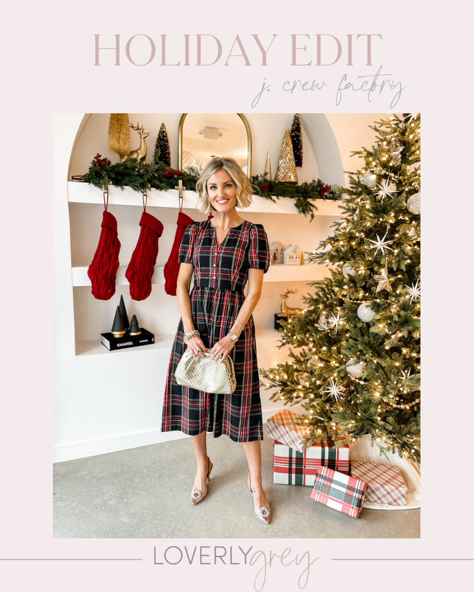 The perfect midi dress for the holidays! It’s on sale too 👏  I am wearing a 0! There are only a few sizes left! 

Loverly Grey, JCrew factory finds 

#LTKsalealert #LTKstyletip #LTKHoliday