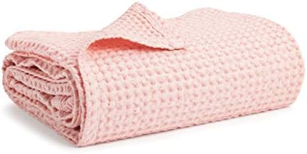 Simka Rose Baby Waffle Blanket - 100% Cotton Newborn Swaddle Blanket - Soft Lightweight Baby Blan... | Amazon (US)