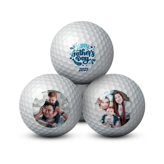 Personalized Custom Golf Balls | 3 Pack | Custom Father's Day Gift | Gifts for Dad, Grandpa, Papa... | Etsy (US)
