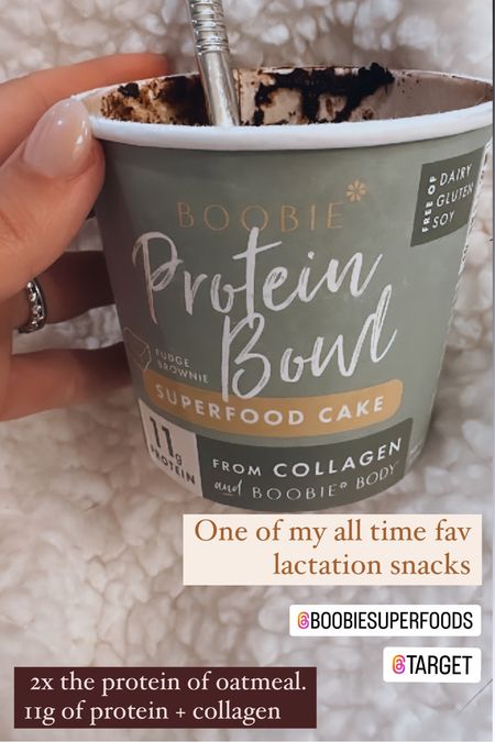  2x the protein of oatmeal + 11g of protein from hydrolyzed collagen. One of my fav lactation snacks 


#LTKbaby #LTKfit #LTKbump