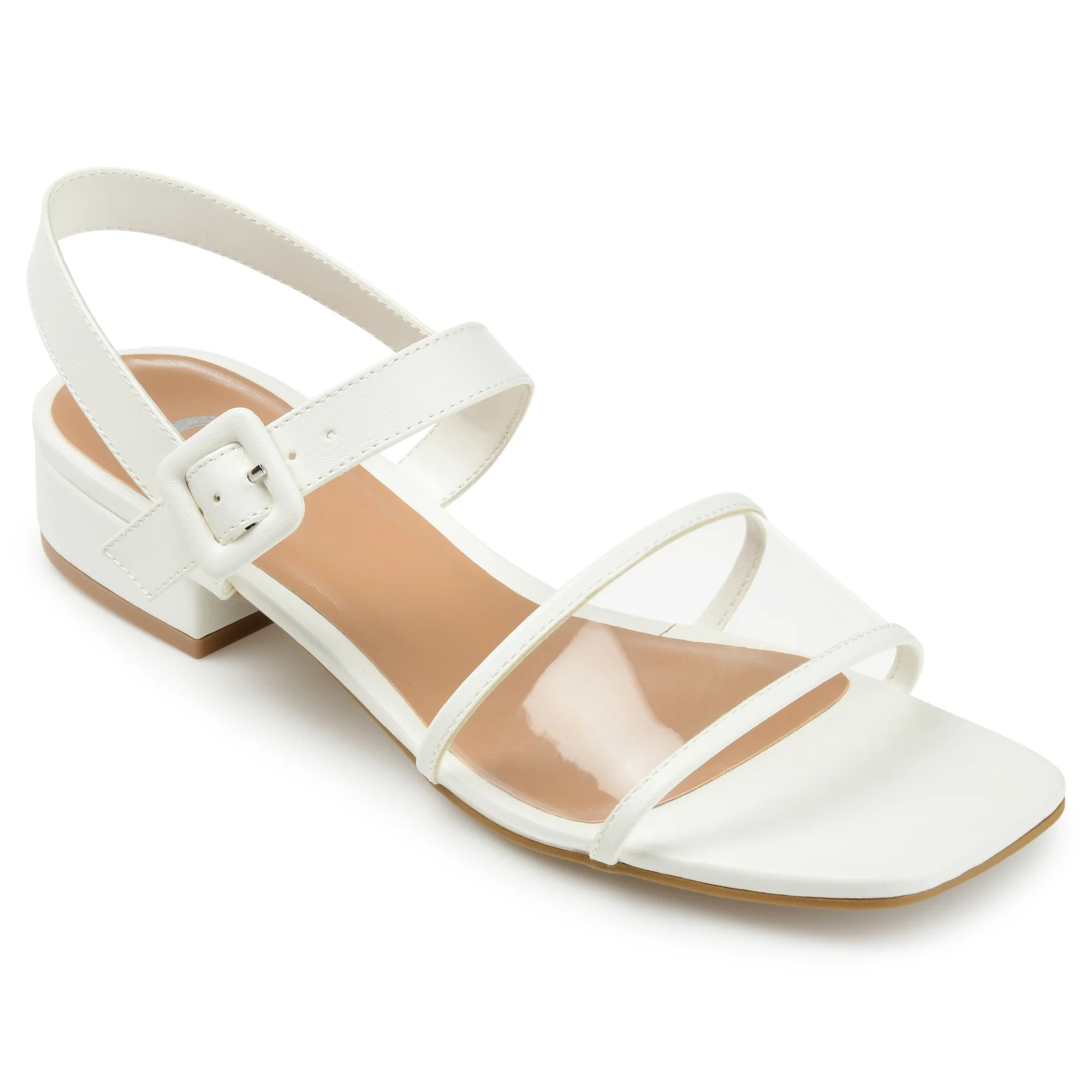 Journey & Crew - Journey & Crew Womens Lucite Strap Pump - Walmart.com | Walmart (US)