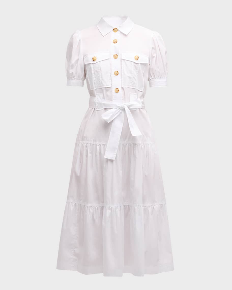 Derek Lam 10 Crosby Buffy Utility Midi Dress | Neiman Marcus