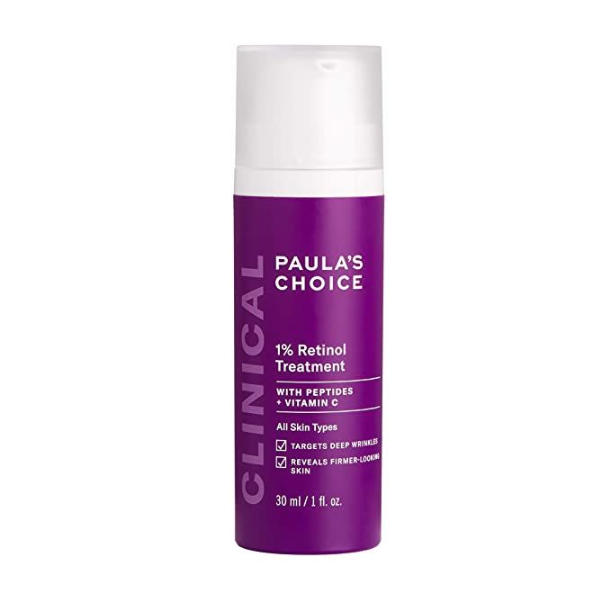 Paula's Choice CLINICAL 1% Retinol Treatment Cream with Peptides, Vitamin C & Licorice Extract, A... | Amazon (US)