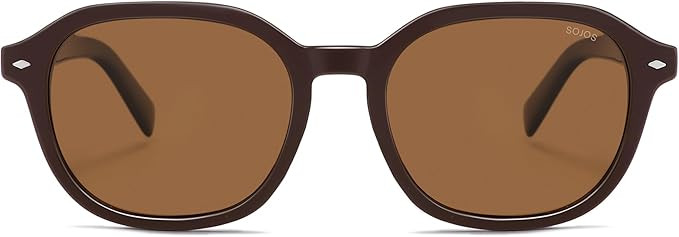 SOJOS Trendy Square Polarized Sunglasses for Women Men, Retro Vintage UV Protection Womens Mens S... | Amazon (US)