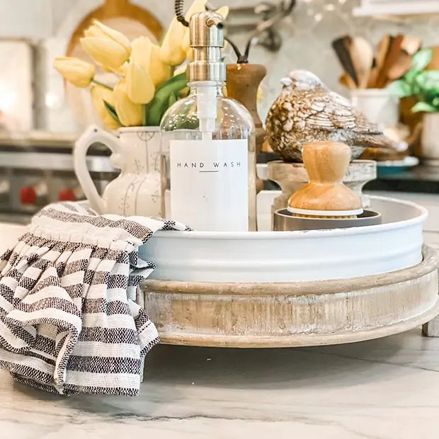 Decorative Wood and Metal Tray | Antique Farm House