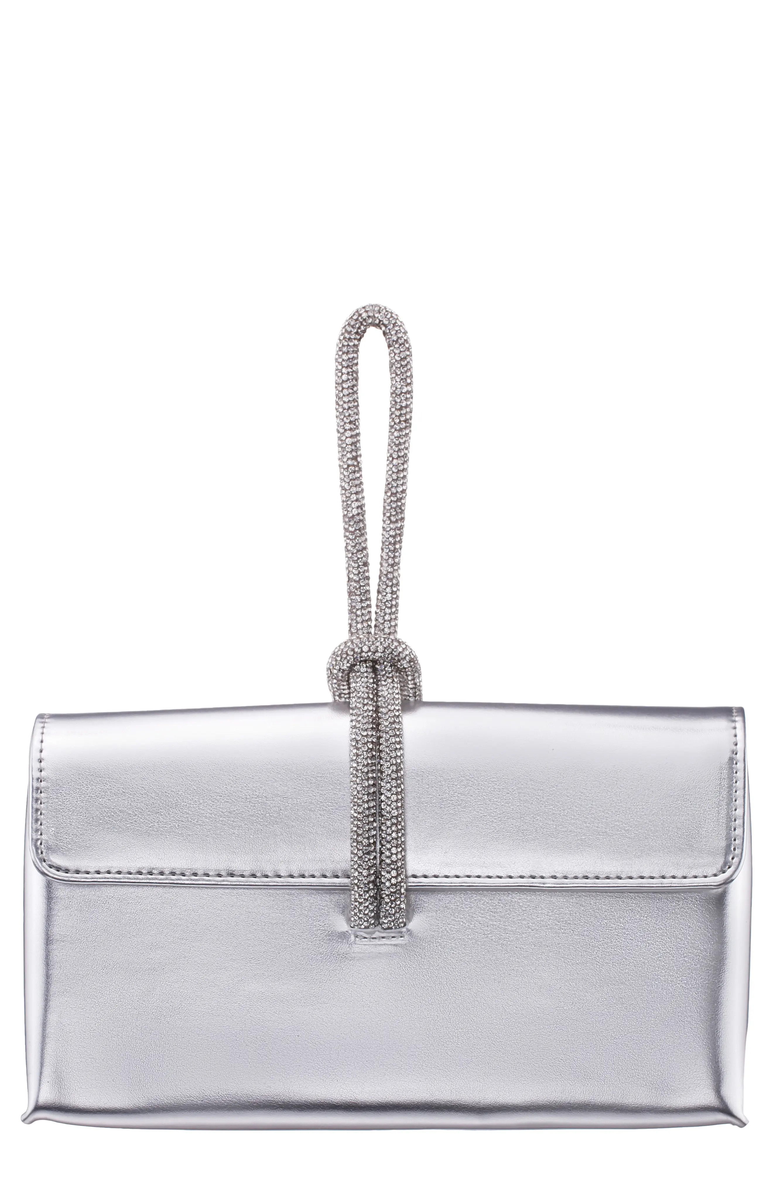 Kaylee Metallic Faux Leather Clutch (Women) | Nordstrom | Nordstrom