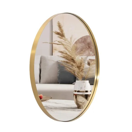 Andy Star Wall Mirror for Bathroom,Gold Oval Mirror,22x30 Inch | Walmart (US)