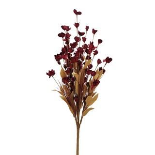 Dark Red Flowers & Leaves Bush by Ashland® | Michaels | Michaels Stores