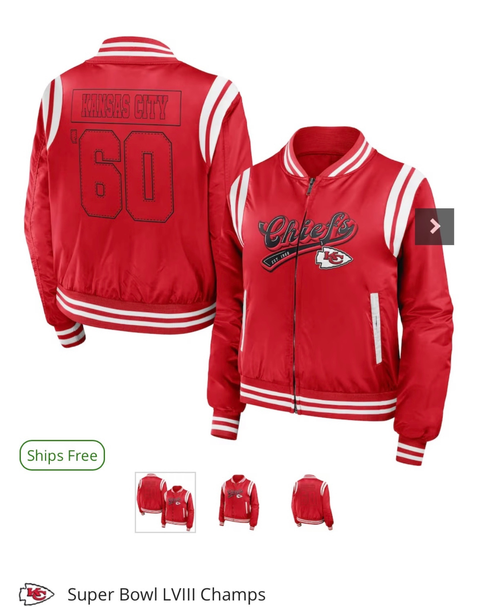Exact Jacket Taylor Swift wore for Super Bowl walk in by WEAR by Erin Andrews 

Taylor Swift, game day outfit, red outfit, football, sporty, sport, sport style, sports wear, sporty outfit, outfit inspo, sporty look, comfy outfit, denim, Fanatics, football fashion, fall outfit, fall style, sports wear, comfy outfit, street style, streetwear, football outfit, sports

#LTKstyletip #LTKfitness #LTKSeasonal