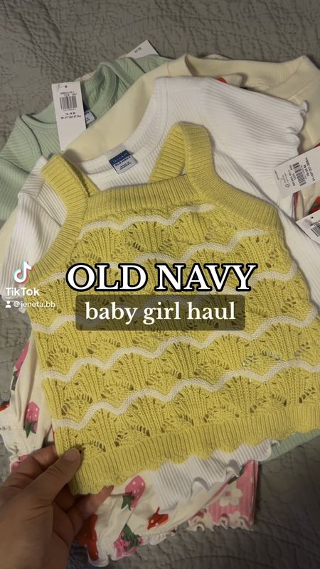 Old navy baby girl spring summer 2024 haul body suits romper baby girl style 

#LTKbaby #LTKSeasonal #LTKbump
