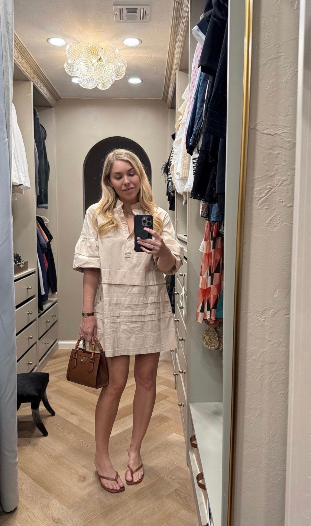 This @Tuckernuck  dress has been my go-to for THREE years now. It’s my I don’t know what to wear so I’ll wear this dress. Comes in 2 new colors - runs BIG