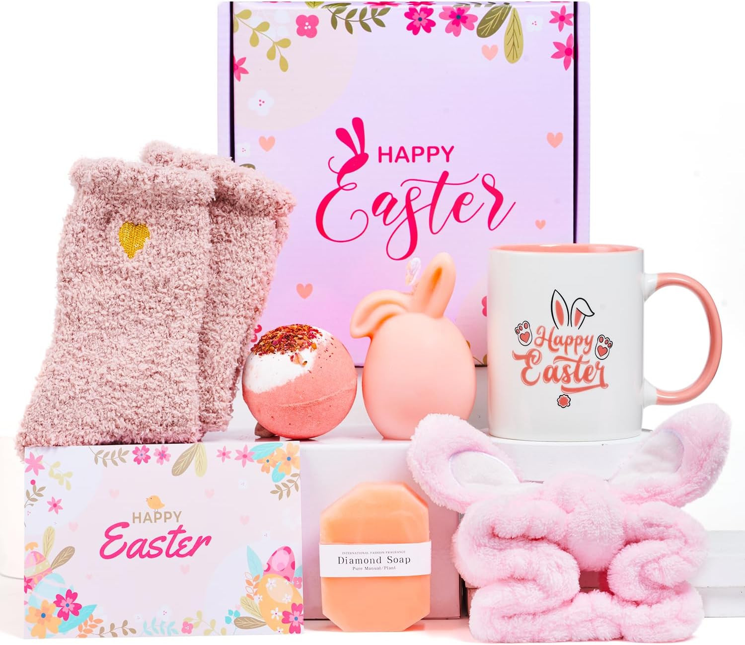 Easter Gifts for Women Teen Girls, Easter Basket Sutffers for Teen Adult with Easter Mug Bunny Ca... | Amazon (US)