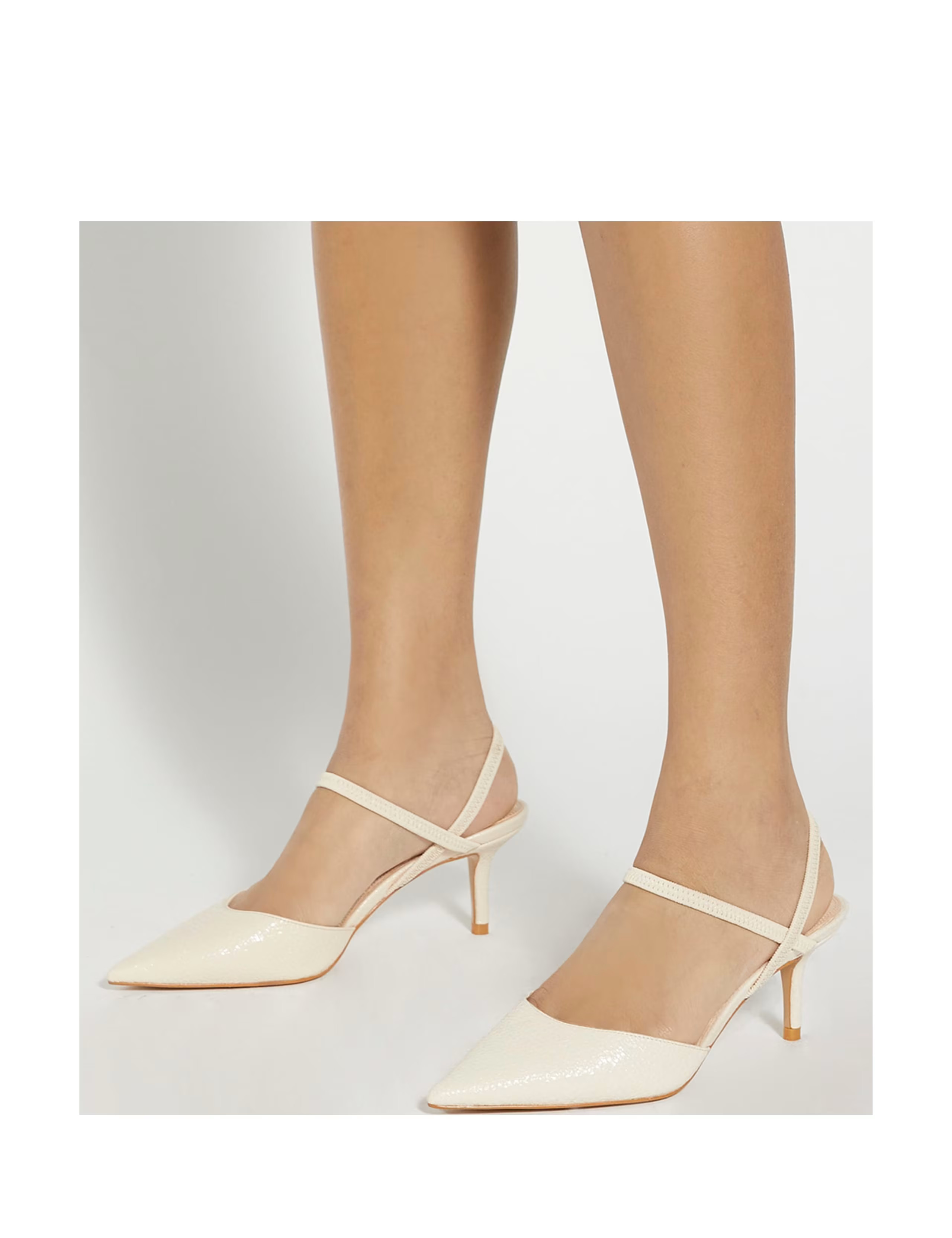 Stiletto Heel Open Elasticated Court Shoes | Marks & Spencer (UK)